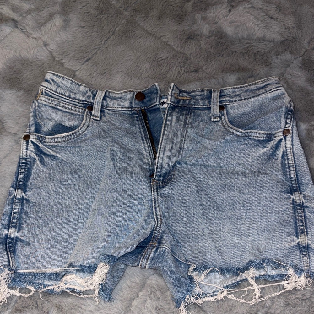 Wrangler Light Blue Jean Shorts